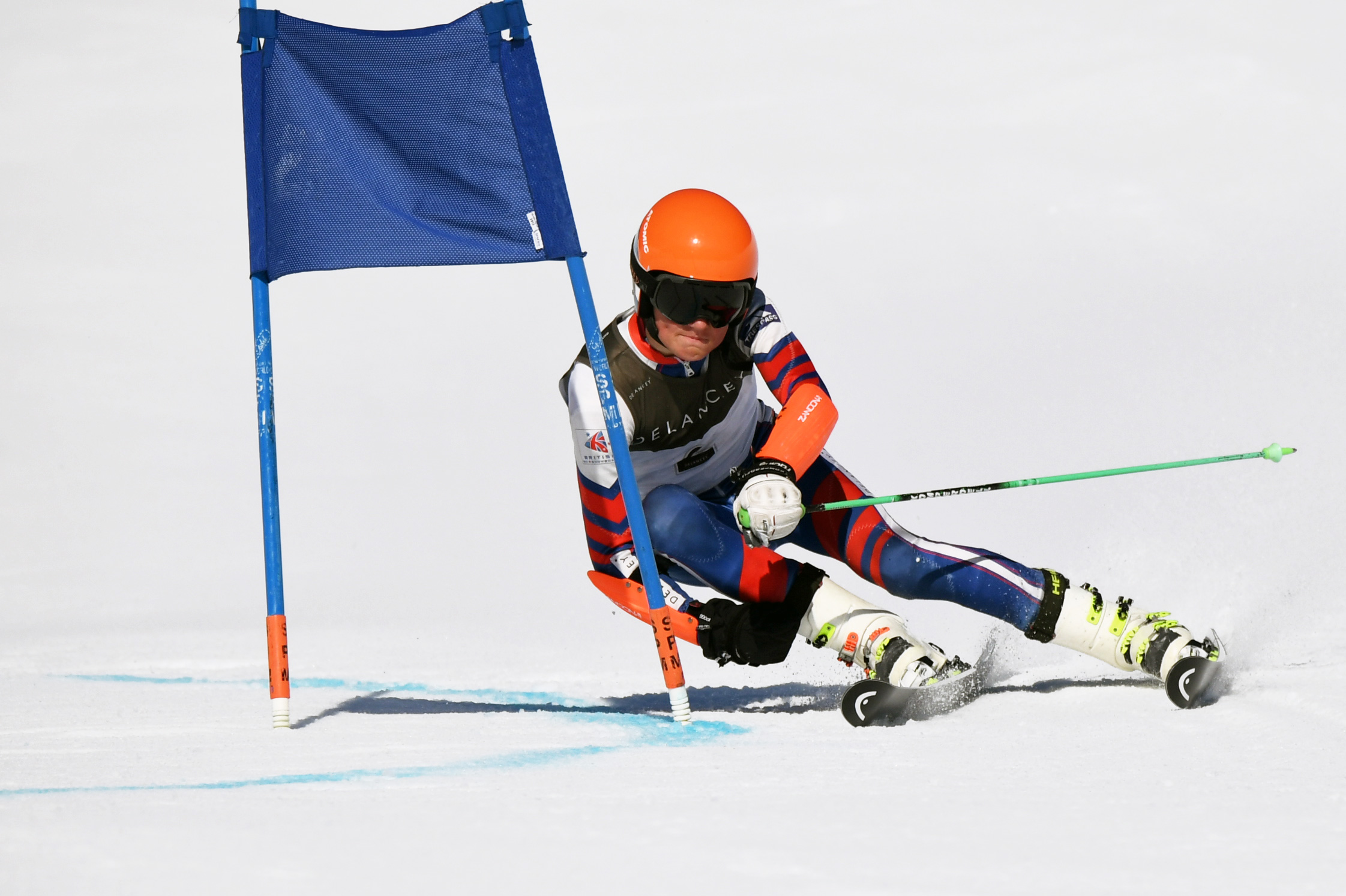 GS skiing FIS race